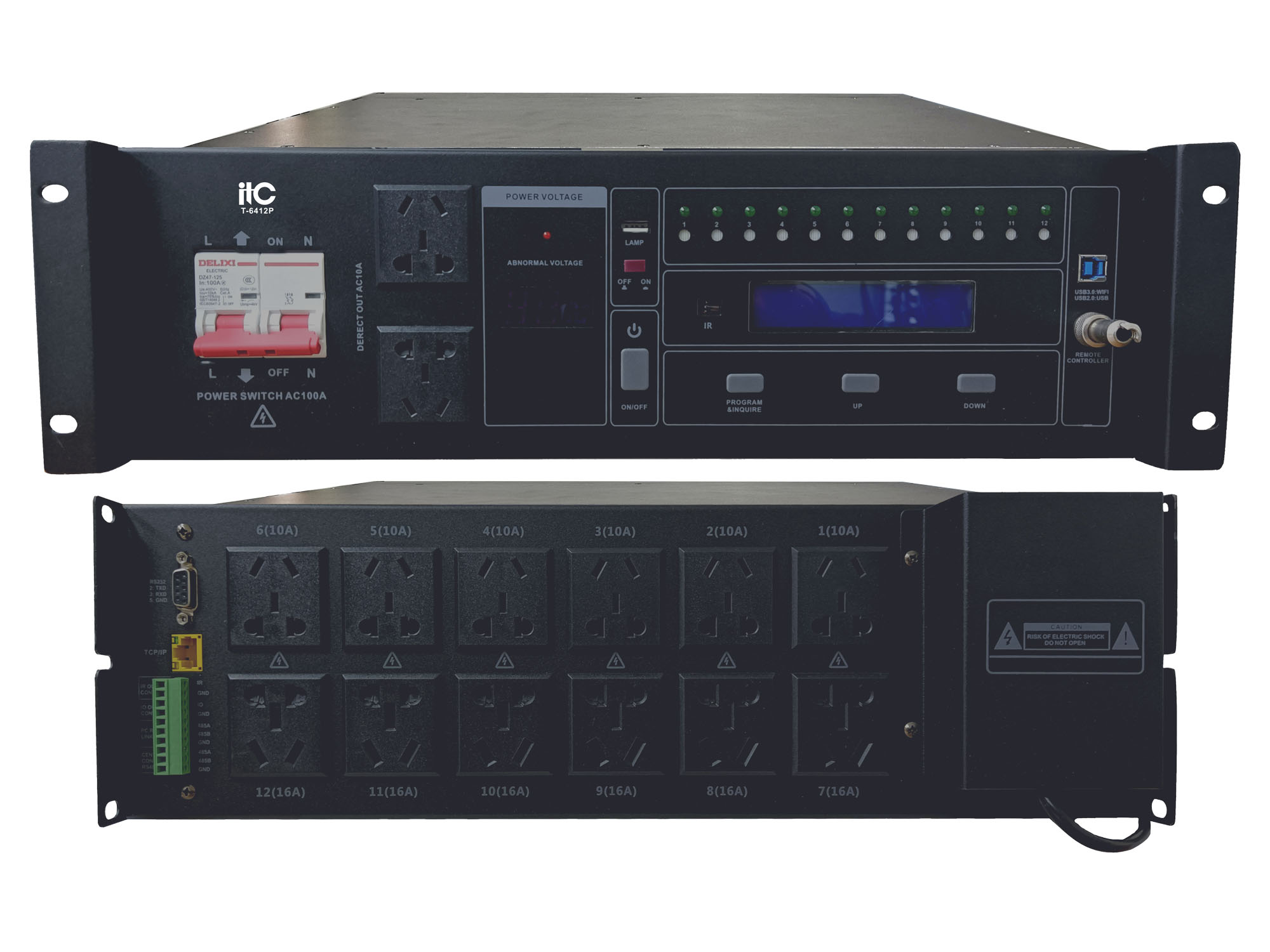 ITC T-6412P 12-канальный распределитель питания