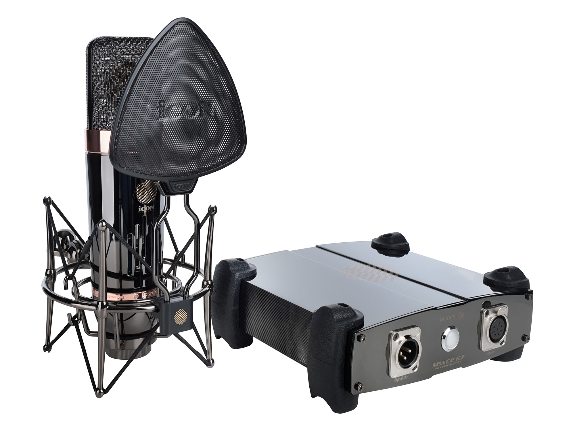 Профессиональный студийный ламповый микрофон Icon Space 67