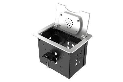 Прямоугольный металлический корпус Wize Pro WRTS-06BOXQI-S