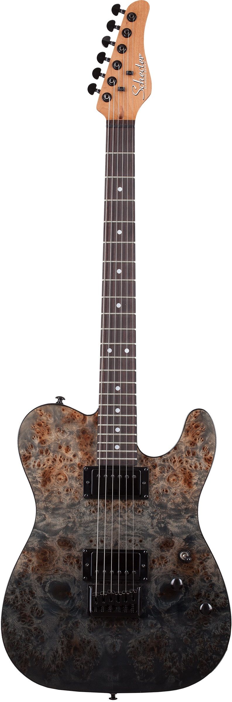 Электрогитара SCHECTER PT STANDARD BLACK FADE BURST BURL BFBB