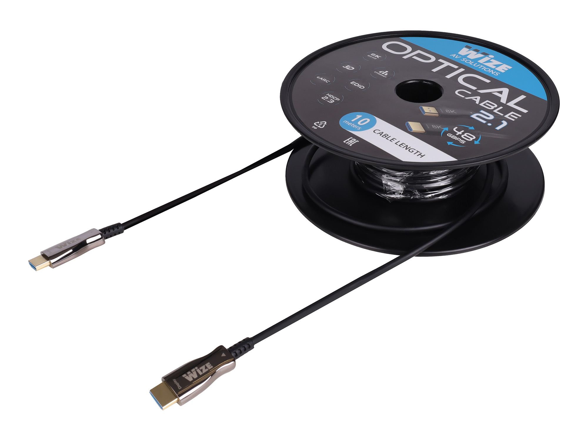 Кабель HDMI Wize AOC-8K-HM-HM-10M