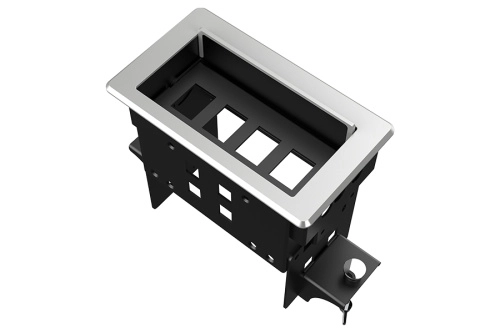 Прямоугольный металлический корпус Wize Pro WRTS-04BOX-S