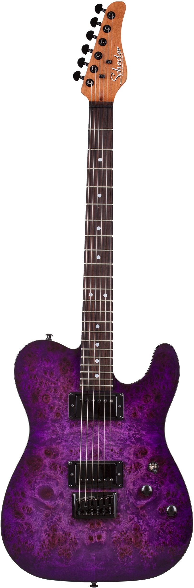 Электрогитара SCHECTER PT STANDARD PURPLE BURST BURL PBB