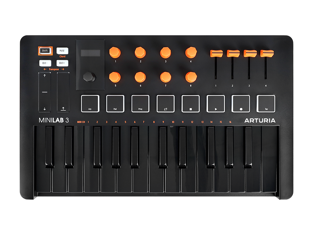 MIDI клавиатура Arturia MiniLAB 3 Orange Edition