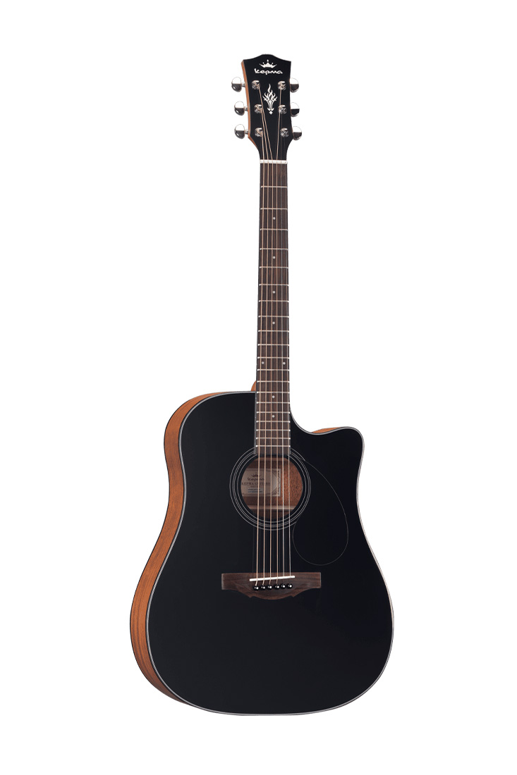 Трансакустическая гитара Kepma EDCE-K10PRO-BKM