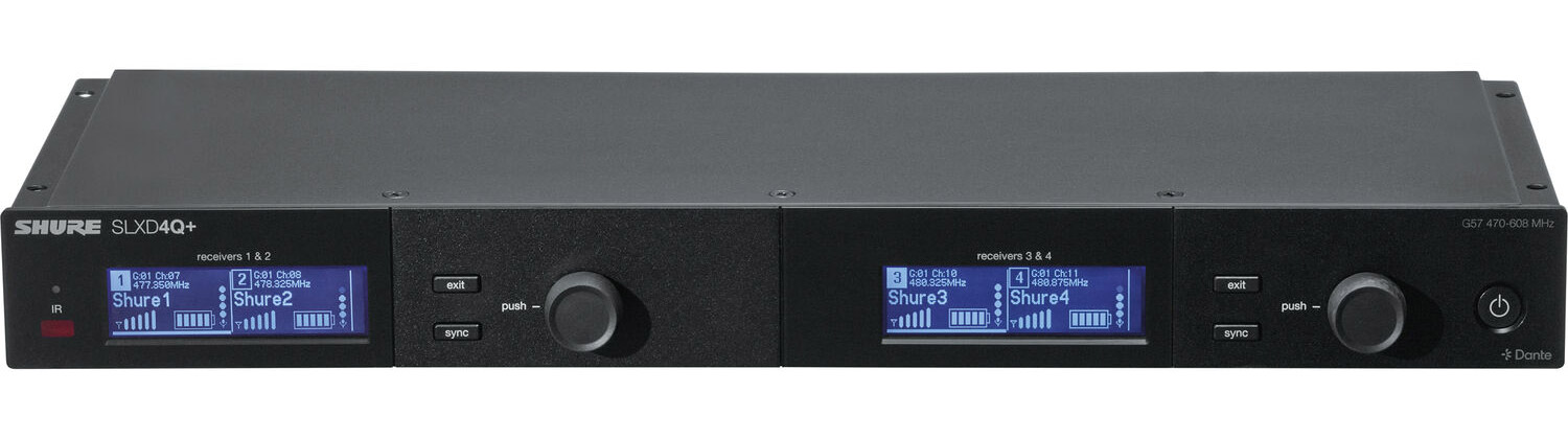 Беспроводной приемник SHURE SLXD4QDAN+E=-G65