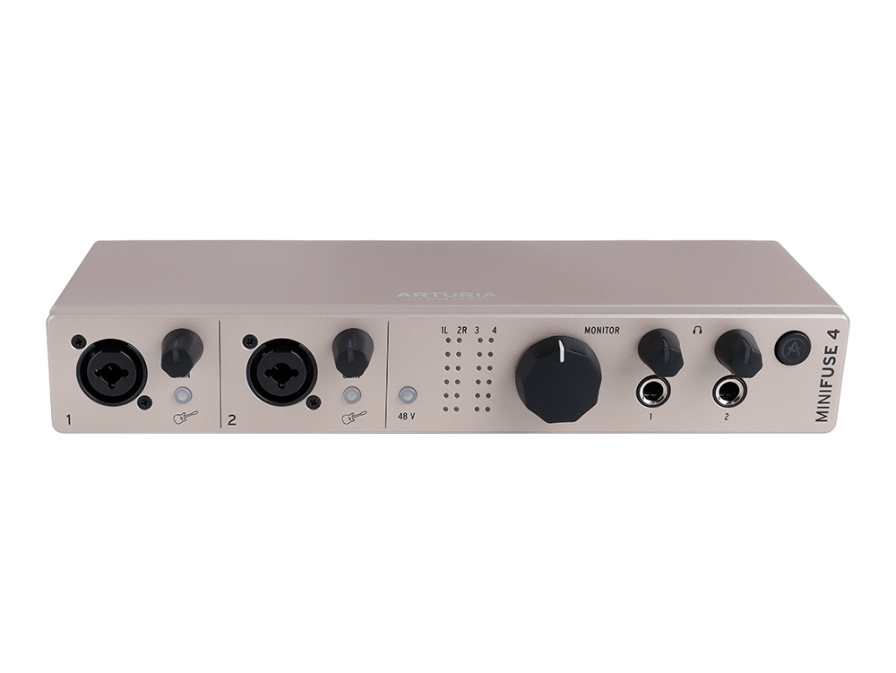 Аудиоинтерфейс USB Arturia MiniFuse 4 Champagne