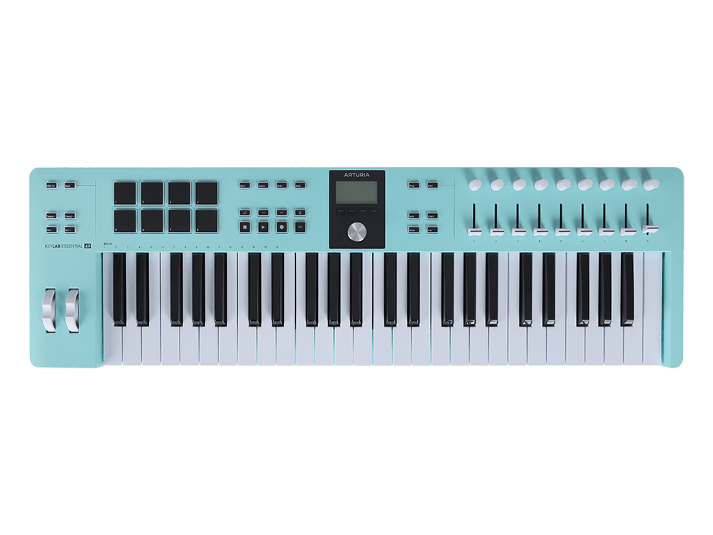 MIDI клавиатура Arturia KeyLab Essential 49 mk3 Aquamarine