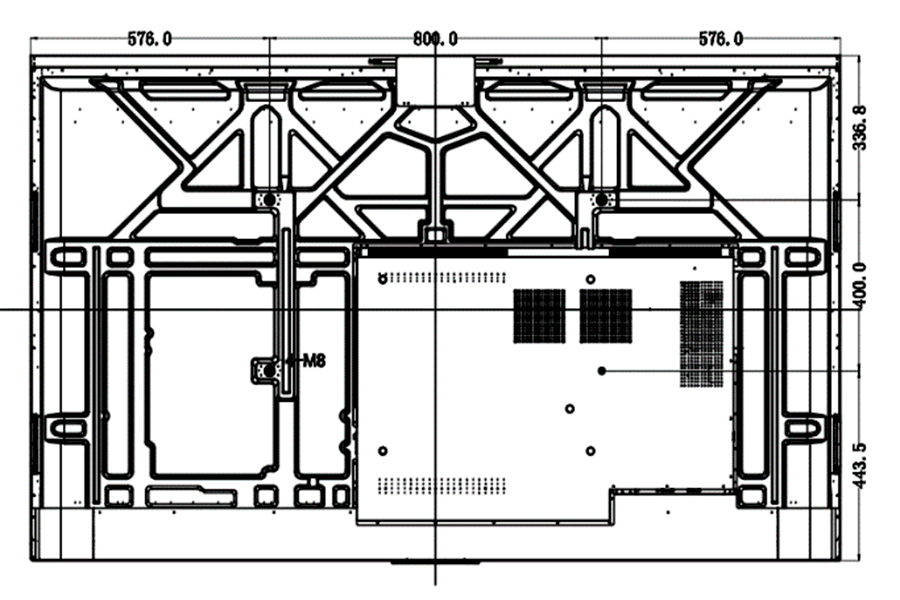 Интерактивный дисплей BOE 86" P86HS-CBRNS