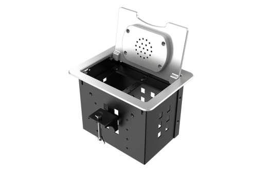 Прямоугольный металлический корпус Wize Pro WRTS-06BOXQI-S