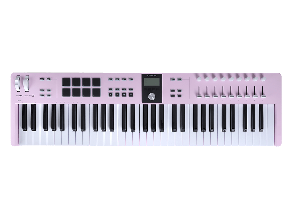 MIDI клавиатура Arturia KeyLab Essential 61 mk3 Rose Quartz