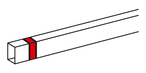 Накладка на стык для мини-каналов 16x16 Legrand Metra