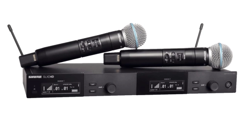 Цифровая двухканальная система SLX-D SHURE SLXD24DE/B58-H56