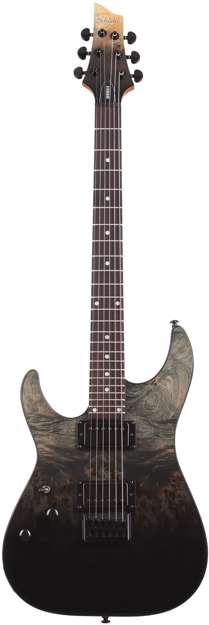 Электрогитара SCHECTER C-1 STANDARD LH BLACK FADE BURST BURL BFBB