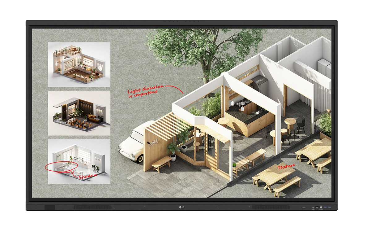 Интерактивный дисплей LG 65TR3DQ-B