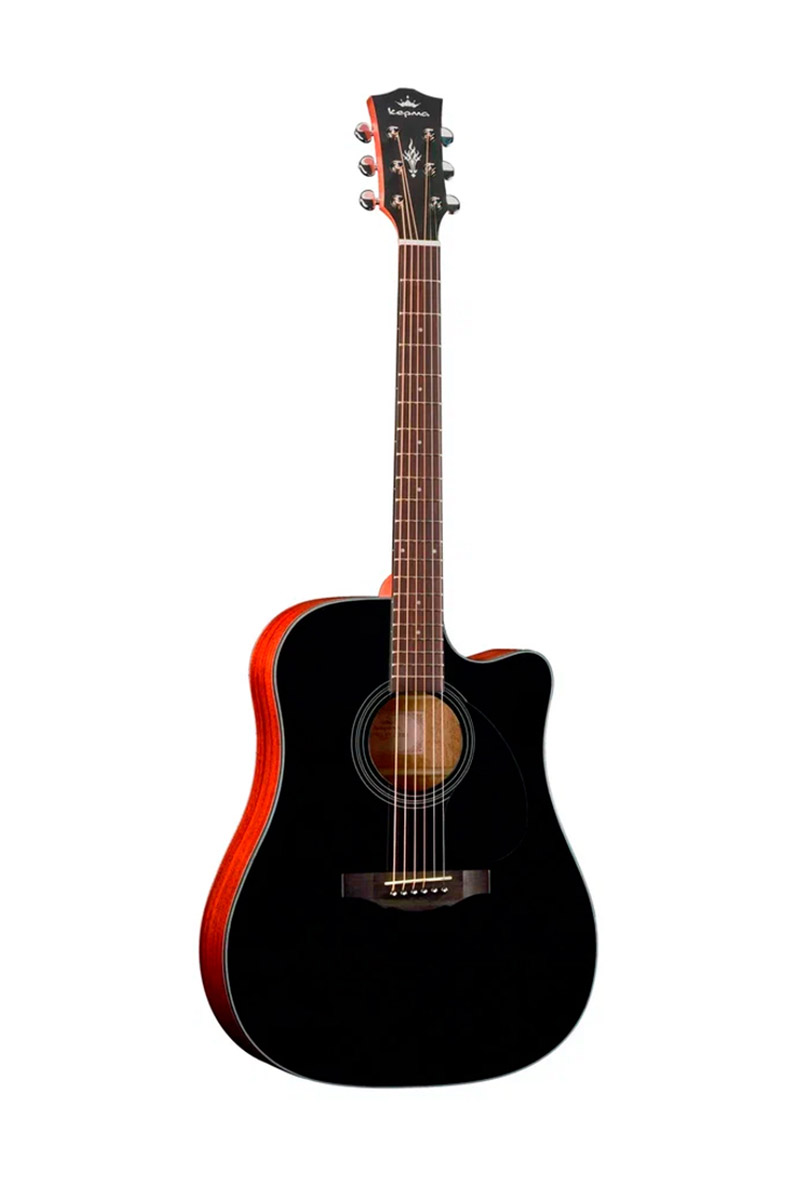 Трансакустическая гитара Kepma EDCE-K10-BKM