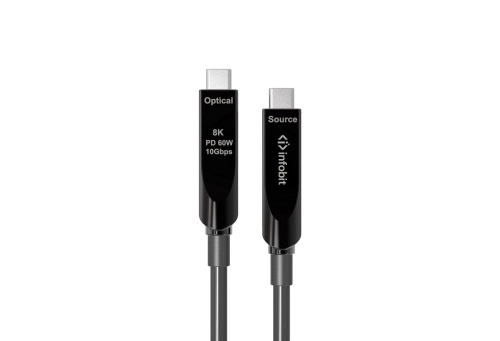 Кабель оптический активный USB 3.1 Gen 2 Infobit AOC-USB31-CCDV-10