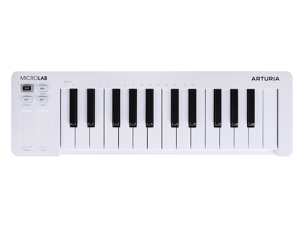 MIDI клавиатура Arturia MicroLab 3 White