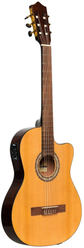 Электроакустическая гитара STAGG SCL60 TCE NAT
