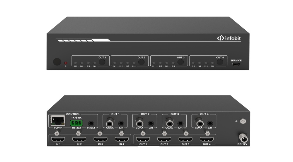 Матричный коммутатор Infobit iMatrix H44A