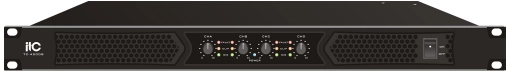 ITC TC-4500B  4-канальный  усилитель,8Ω:4*500W; 4Ω: 4*850W; Bridge 8Ω: 1700W