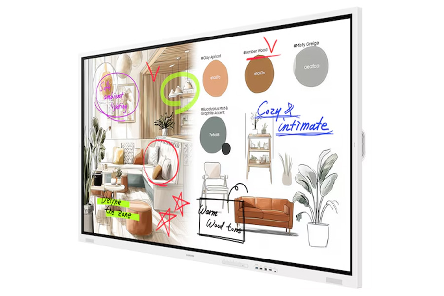 ДЕМО Интерактивный дисплей FLIP Samsung WM55B