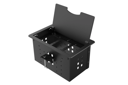 Прямоугольный металлический корпус Wize Pro WRTS-12BOX-B