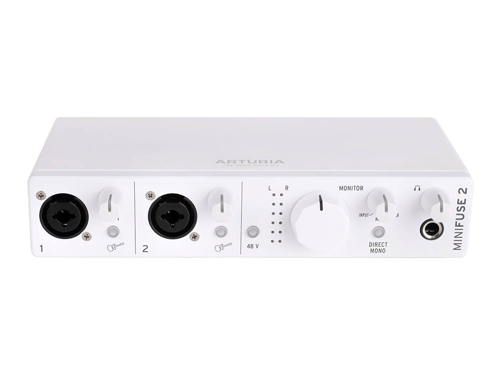 Аудиоинтерфейс USB Arturia MiniFuse 2 White