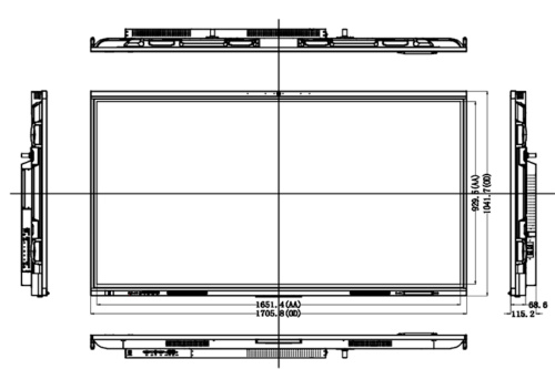 Интерактивный дисплей BOE 75" P75HS-CBRNS