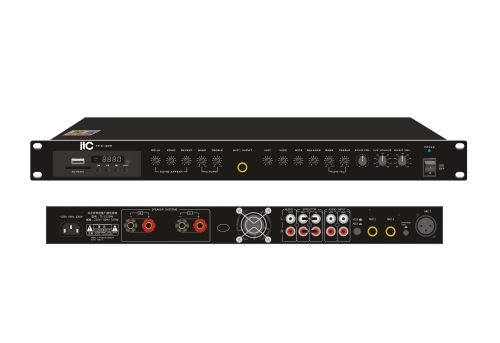 ITC TS-2120W 2-канальный усилитель,2*120 Вт@8 Ом,SD/USB MP3, Bluetooth