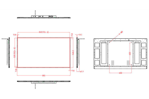 Информационный дисплей BOE 43" SL43UM-MA01